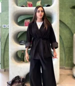 Ribbed Velvet Cardigan Set